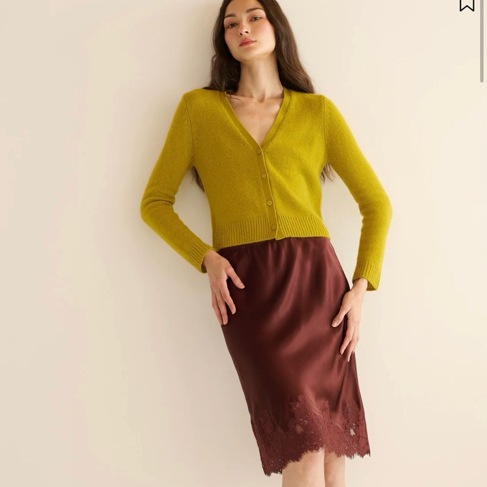 Doen elowette elowen silk skirt S